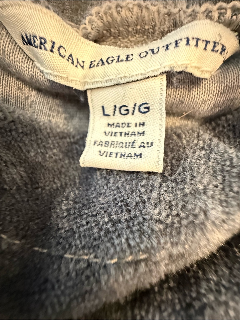 American Eagle Outfitters velour tie dye hoodie sweatshirt LG - Picture 5 of 14